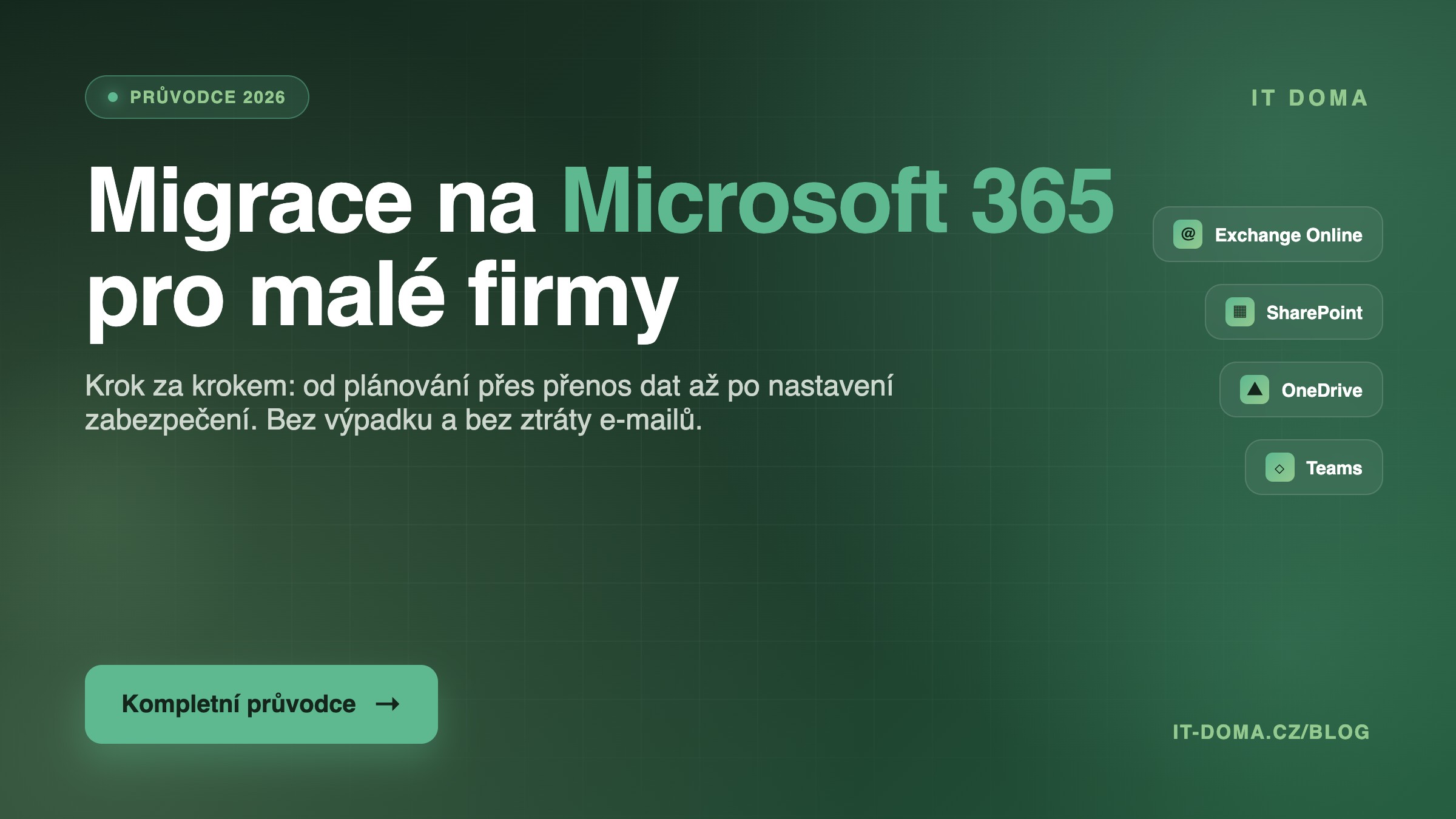 Migrace na Microsoft 365 pro malé firmy – průvodce 2026