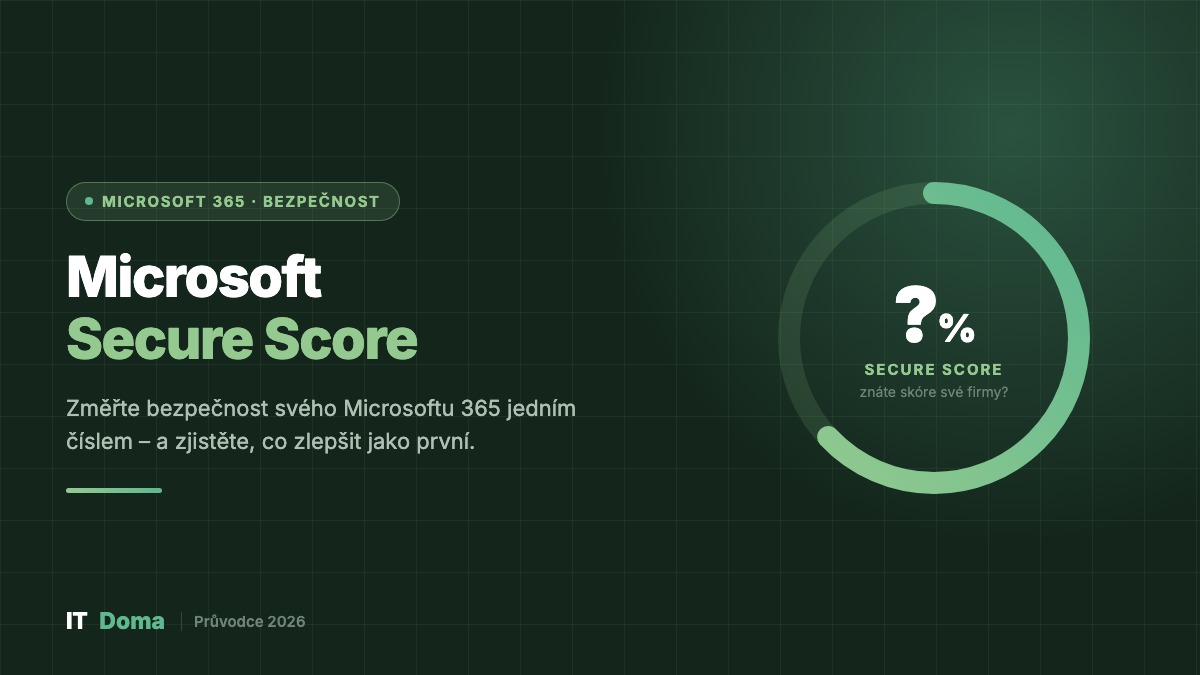 Microsoft Secure Score pro malé firmy – ukazatel zabezpečení Microsoft 365